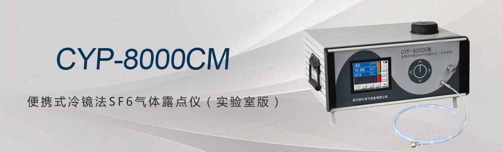 CYP-8000CM 便攜式冷鏡法SF6氣體露點(diǎn)儀(實(shí)驗(yàn)室版)